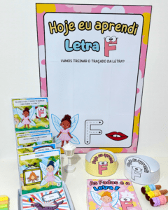 Kit História na Caixa e Cartaz Letra “F”