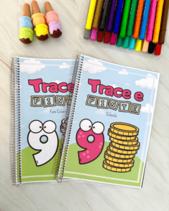 Trace e Pinte Numerais