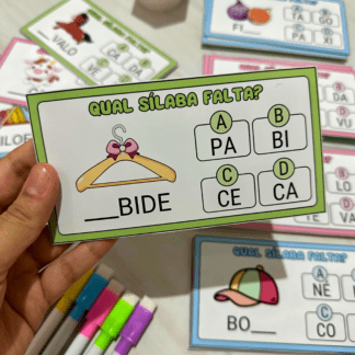 ASSINALE A SÍLABA
