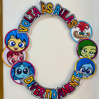 Decoração para Bambolê Volta às Aulas tema Divertidamente.