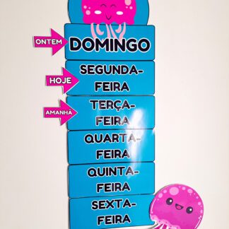 DIAS DA SEMANA FUNDO DO MAR