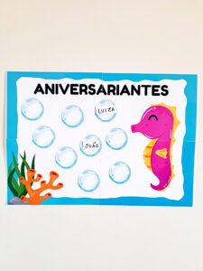ANIVERSARIANTES FUNDO DO MAR