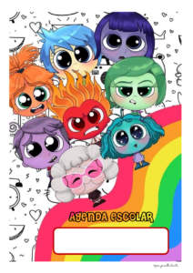 AGENDA ESCOLAR EMOÇÕES 2025
