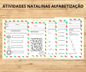 ATIVIDADES NATALINAS DE ALFABETIZAÇÃO
