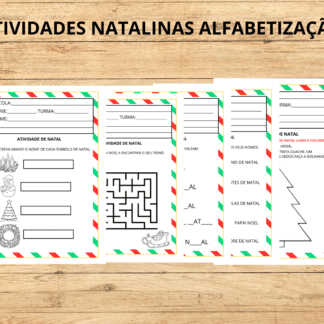 ATIVIDADES NATALINAS DE ALFABETIZAÇÃO