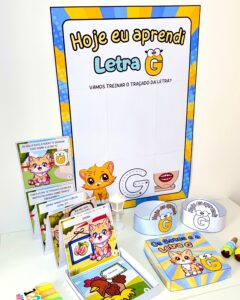 Kit História na Caixa e Cartaz Letra “G”