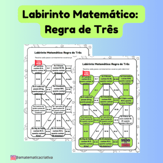 Labirinto Matemático - Regra de Três