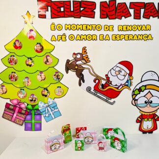 Painel natalino editável com fotos 🎄🎅🏻✨