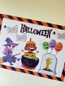 Painel de Halloween