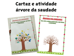 Cartaz e atividade: Árvore da saudade