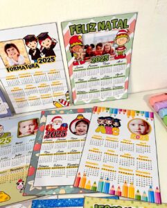 Calendário editável 2025