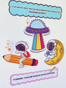 Painel Volta às Aulas – Tema Astronauta