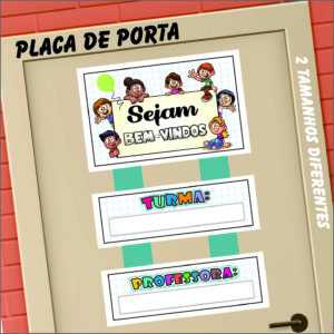 Plaquinha Decorativa para a Porta