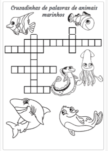 Cruzadinha animais marinhos 6 pag