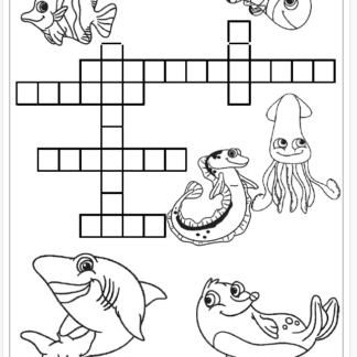 Cruzadinha animais marinhos 6 pag
