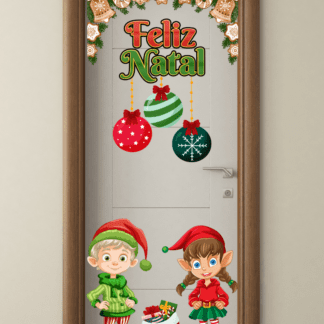 "painel de porta tema Natal" "painel de porta Natal para imprimir" "decoração de porta tema Natal" "materiais para profes" @materiaisparaprofes