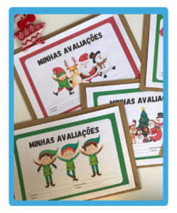 Capas para Avaliações Escolares – Tema Natal