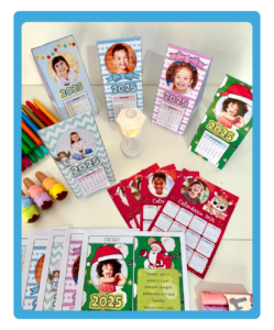 Calendário de Mesa 2025 Educação Infantil