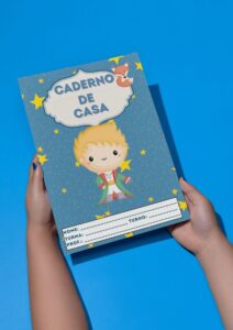 Capa para caderno pequeno Príncipe