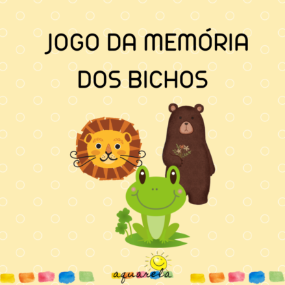 Jogo da memória - ANIMAIS