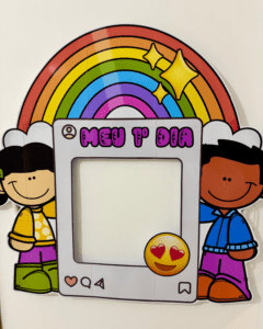 Moldura para Foto – Meu 1º Dia de Aula