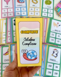 COMPLETE COM SILABAS COMPLEXAS