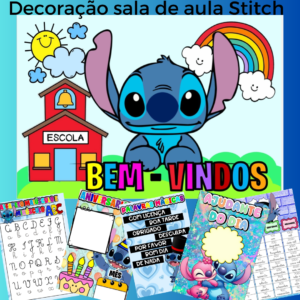DECORAÇÃO SALA DE AULA STITCH