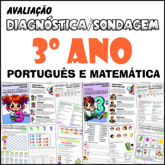 📚 Diagnóstica/Sondagem Para o 3º Ano - Português e Matemática 📐