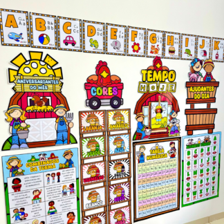 KIT SALA DE AULA FAZENDINHA