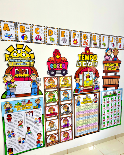 KIT SALA DE AULA FAZENDINHA