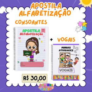 APOSTILA ALFABETIZAÇÃO CONSOANTES
