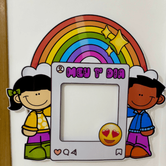 MOLDURA BAMBOLÊ MEU 1º DIA DE AULA