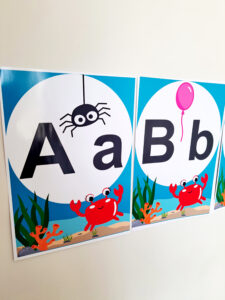 Alfabeto de Parede – Sala de Aula