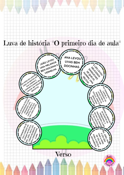 Luva de história "O primeiro dia de aula" 👩🏻‍🏫 - Image 3
