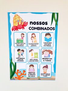 Nossos combinados tema fundo do mar