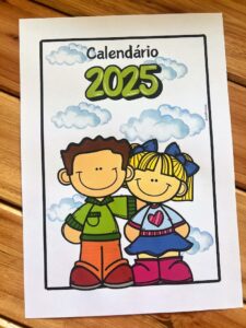 CALENDÁRIO 2025 COM ATIVIDADES