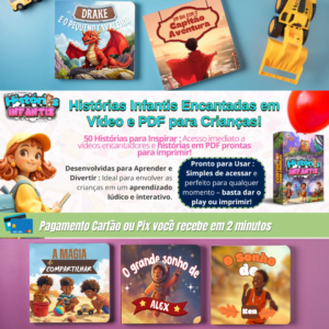 50 Histórias Infantis (Vídeo + PDF)