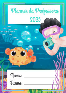 Planner 2025 Fundo do Mar