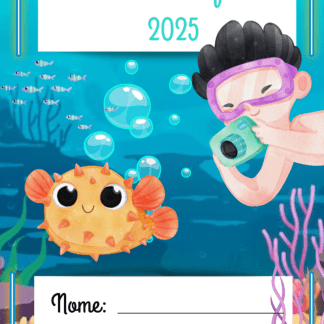 Planner 2025 Fundo do Mar