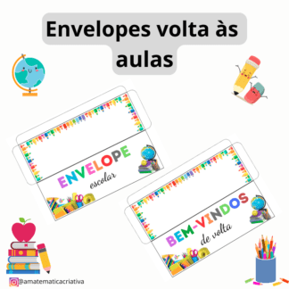 Envelopes volta às aulas