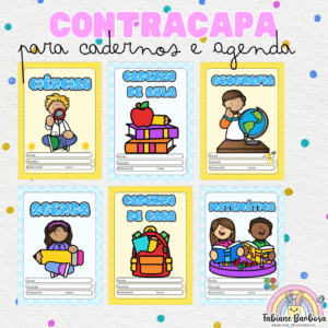 CONTRACAPA DE CADERNOS E AGENDA 📒