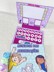 NOTEBOOK DAS RECORDAÇÕES