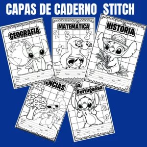 Capas de caderno stitch