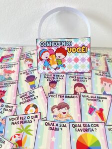 Dinâmica Volta às aulas “Conhecendo você”