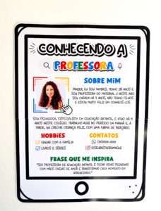 Tablet da professora
