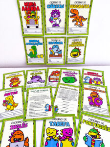 Capas para caderno Dino