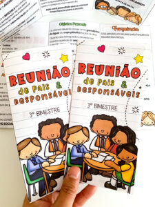 Folder Reunião de Pais (editável)