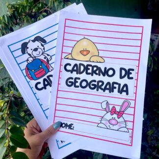 Capas para abertura de caderno