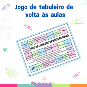 Jogo para quebrar o gelo na volta às aulas – Jogo de Tabuleiro