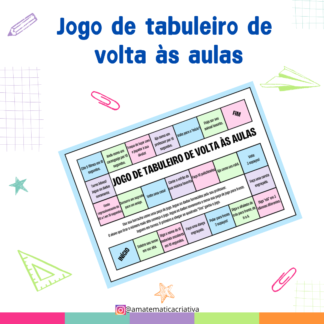 Jogo para quebrar o gelo na volta às aulas – Jogo de Tabuleiro